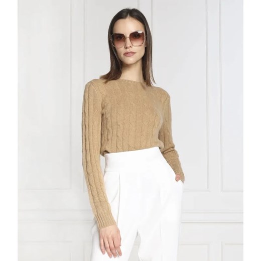 POLO RALPH LAUREN Kaszmirowy sweter | Regular Fit ze sklepu Gomez Fashion Store w kategorii Swetry damskie - zdjęcie 184943397