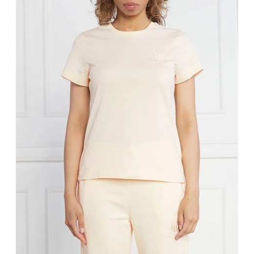 Gant T-shirt REG TONAL SHIELD SS | Regular Fit ze sklepu Gomez Fashion Store w kategorii Bluzki damskie - zdjęcie 184943497
