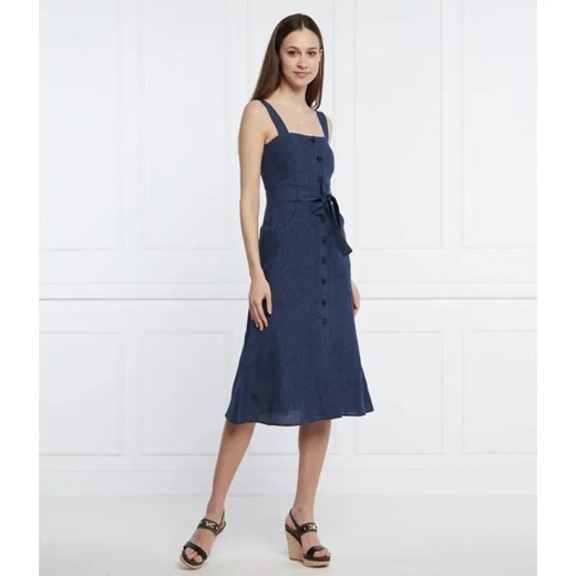 Marella Lniana sukienka NIZZA ze sklepu Gomez Fashion Store w kategorii Sukienki - zdjęcie 184943506