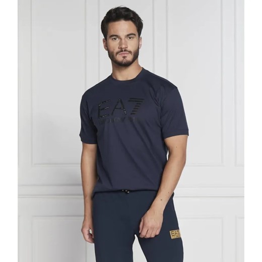 EA7 T-shirt | Regular Fit ze sklepu Gomez Fashion Store w kategorii T-shirty męskie - zdjęcie 184943599