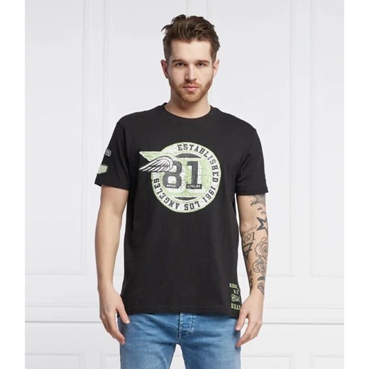 GUESS T-shirt WINGY | Regular Fit ze sklepu Gomez Fashion Store w kategorii T-shirty męskie - zdjęcie 184943756