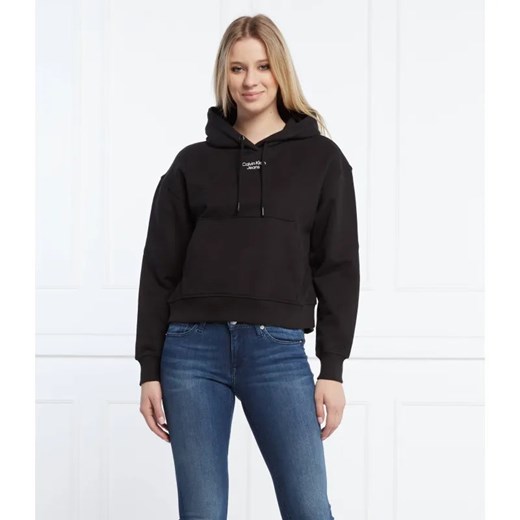 Calvin Klein Jeans Bluza | Cropped Fit ze sklepu Gomez Fashion Store w kategorii Bluzy damskie - zdjęcie 184943777
