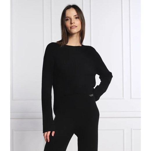 TWINSET Wełniany sweter | Regular Fit | z dodatkiem kaszmiru ze sklepu Gomez Fashion Store w kategorii Swetry damskie - zdjęcie 184943778