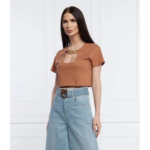 Patrizia Pepe T-shirt | Regular Fit ze sklepu Gomez Fashion Store w kategorii Bluzki damskie - zdjęcie 184943928
