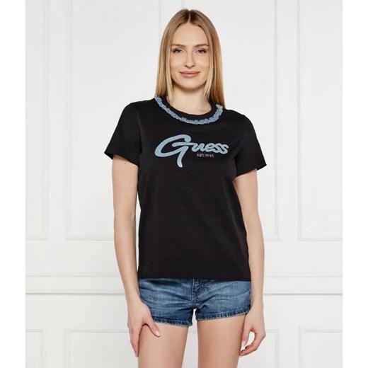 GUESS T-shirt CHAIN | Regular Fit ze sklepu Gomez Fashion Store w kategorii Bluzki damskie - zdjęcie 184943969