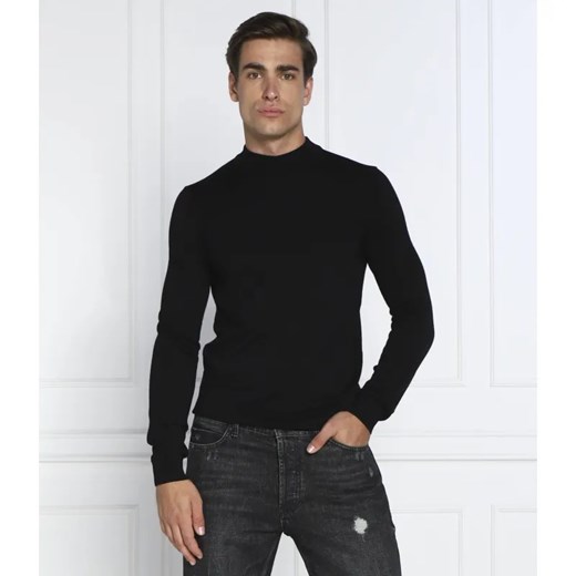 HUGO Wełniany sweter San Matteo | Regular Fit ze sklepu Gomez Fashion Store w kategorii Swetry męskie - zdjęcie 184944189