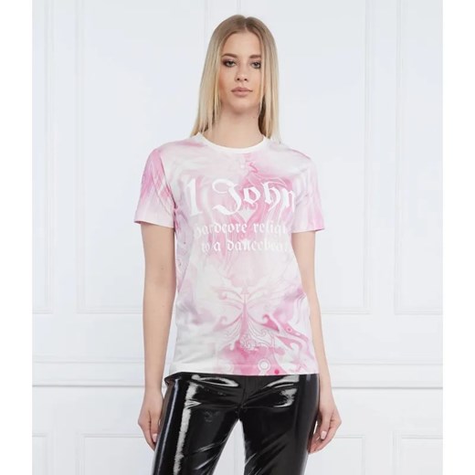 John Richmond T-shirt | Regular Fit ze sklepu Gomez Fashion Store w kategorii Bluzki damskie - zdjęcie 184944206