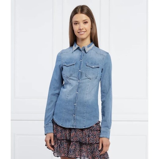 Liu Jo Koszula | Regular Fit | denim ze sklepu Gomez Fashion Store w kategorii Koszule damskie - zdjęcie 184944228