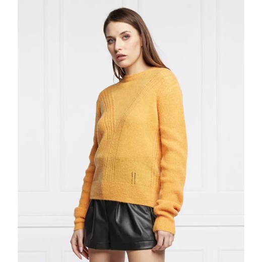 Patrizia Pepe Wełniany sweter | Regular Fit ze sklepu Gomez Fashion Store w kategorii Swetry damskie - zdjęcie 184944257