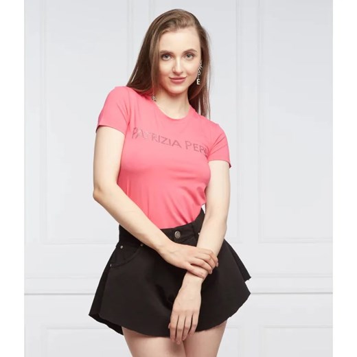 Patrizia Pepe T-shirt MAGLIAT | Regular Fit ze sklepu Gomez Fashion Store w kategorii Bluzki damskie - zdjęcie 184944365