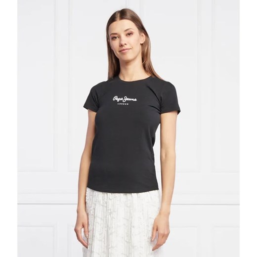 Pepe Jeans London T-shirt | Slim Fit ze sklepu Gomez Fashion Store w kategorii Bluzki damskie - zdjęcie 184944399