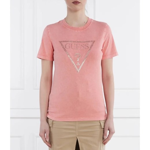 GUESS T-shirt | Regular Fit ze sklepu Gomez Fashion Store w kategorii Bluzki damskie - zdjęcie 184944415