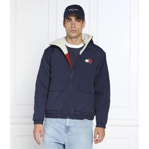 Tommy Jeans Dwustronna kurtka SHERPA | Relaxed fit ze sklepu Gomez Fashion Store w kategorii Kurtki męskie - zdjęcie 184944585
