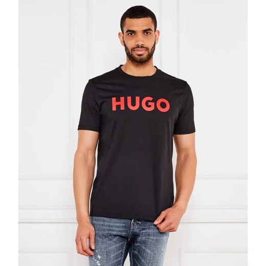 HUGO T-shirt Dulivio | Regular Fit ze sklepu Gomez Fashion Store w kategorii T-shirty męskie - zdjęcie 184944598