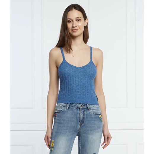 Silvian Heach Wełniany top DALENES | Cropped Fit ze sklepu Gomez Fashion Store w kategorii Bluzki damskie - zdjęcie 184944647