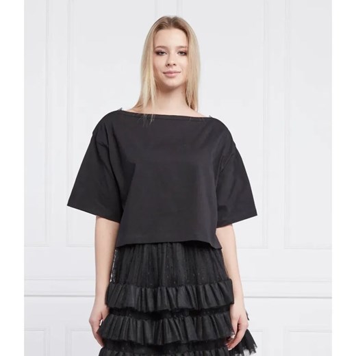 Red Valentino T-shirt | Cropped Fit ze sklepu Gomez Fashion Store w kategorii Bluzki damskie - zdjęcie 184944707