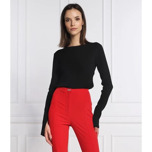 Patrizia Pepe Sweter | Regular Fit ze sklepu Gomez Fashion Store w kategorii Swetry damskie - zdjęcie 184944725