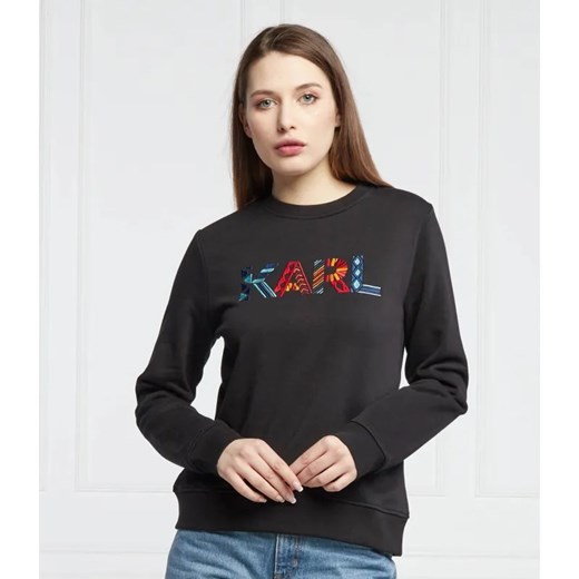 Karl Lagerfeld Bluza | Regular Fit ze sklepu Gomez Fashion Store w kategorii Bluzy damskie - zdjęcie 184944765