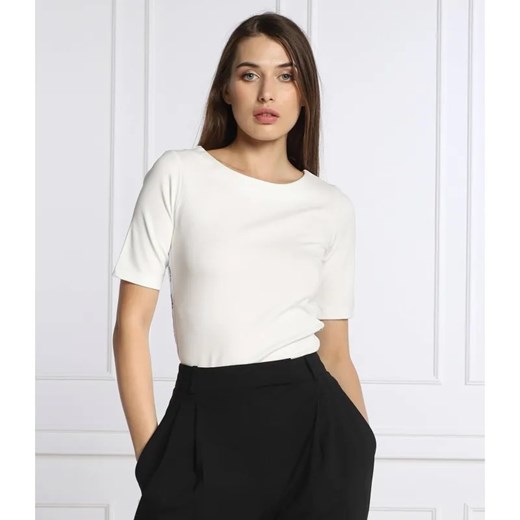 HUGO T-shirt Darvela | Slim Fit ze sklepu Gomez Fashion Store w kategorii Bluzki damskie - zdjęcie 184944907