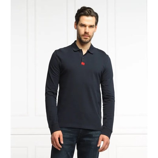 HUGO Polo Deresolo222 | Slim Fit | pique ze sklepu Gomez Fashion Store w kategorii T-shirty męskie - zdjęcie 184944925