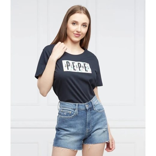 Pepe Jeans London T-shirt PATSY | Regular Fit XS wyprzedaż Gomez Fashion Store