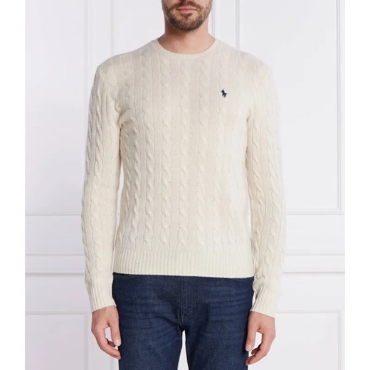 POLO RALPH LAUREN Wełniany sweter | Slim Fit | z dodatkiem kaszmiru ze sklepu Gomez Fashion Store w kategorii Swetry męskie - zdjęcie 184945485