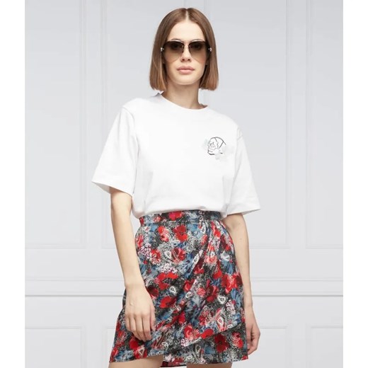 The Kooples T-shirt | Cropped Fit ze sklepu Gomez Fashion Store w kategorii Bluzki damskie - zdjęcie 184945738