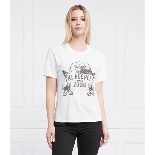 The Kooples T-shirt | Regular Fit ze sklepu Gomez Fashion Store w kategorii Bluzki damskie - zdjęcie 184945776