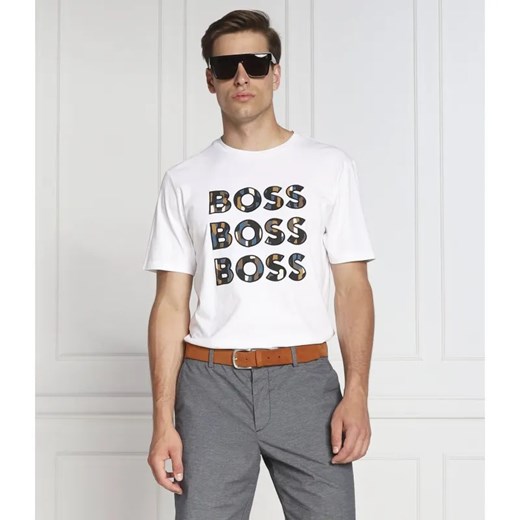 BOSS ORANGE T-shirt Teelogofun | Regular Fit ze sklepu Gomez Fashion Store w kategorii T-shirty męskie - zdjęcie 184945876