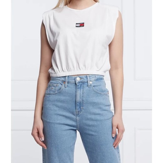 Tommy Jeans T-shirt | Cropped Fit ze sklepu Gomez Fashion Store w kategorii Bluzki damskie - zdjęcie 184945926