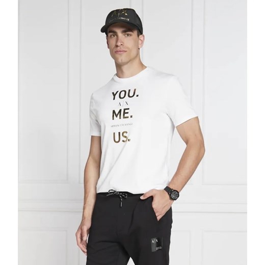 Armani Exchange T-shirt | Regular Fit ze sklepu Gomez Fashion Store w kategorii T-shirty męskie - zdjęcie 184946078