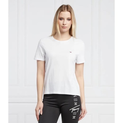 Tommy Jeans T-shirt | Regular Fit ze sklepu Gomez Fashion Store w kategorii Bluzki damskie - zdjęcie 184946116