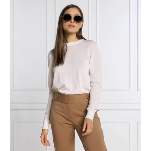 Michael Kors Wełniany sweter MERINO BUTTON | Regular Fit ze sklepu Gomez Fashion Store w kategorii Swetry damskie - zdjęcie 184946175