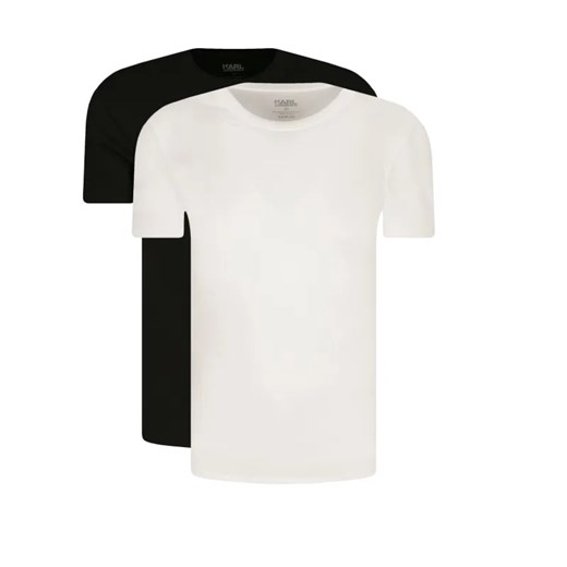 Karl Lagerfeld T-shirt 2-pack | Regular Fit ze sklepu Gomez Fashion Store w kategorii T-shirty męskie - zdjęcie 184946205