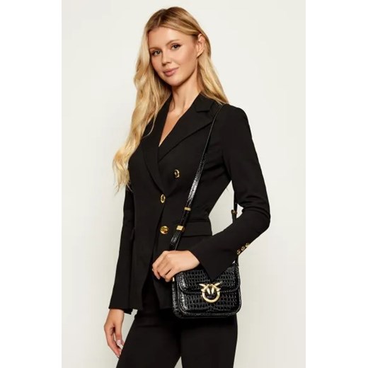 Pinko Skórzana torebka na ramię LOVE BOX BAG FL MINI Pinko OS Gomez Fashion Store