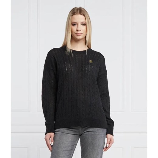 Tommy Hilfiger Wełniany sweter | Relaxed fit ze sklepu Gomez Fashion Store w kategorii Swetry damskie - zdjęcie 184947156