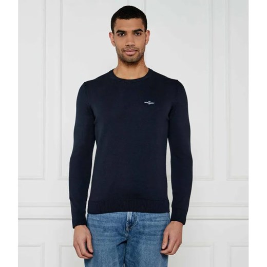 Aeronautica Militare Sweter | Regular Fit Aeronautica Militare M wyprzedaż Gomez Fashion Store