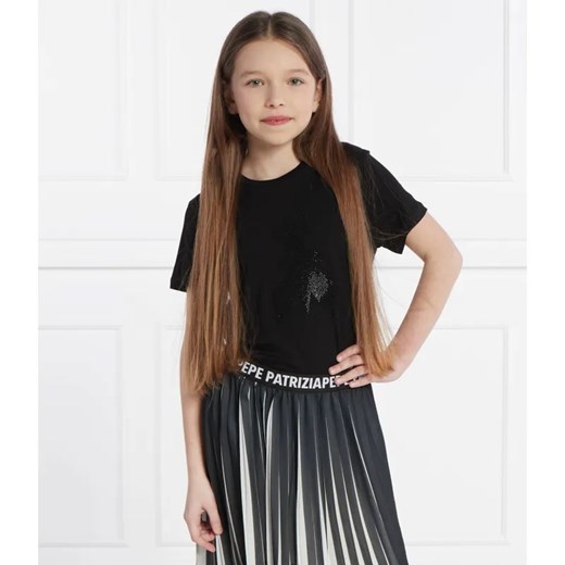 Patrizia Pepe T-shirt MAGLIA | Regular Fit ze sklepu Gomez Fashion Store w kategorii Bluzki dziewczęce - zdjęcie 184947278