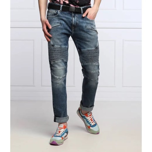 GUESS Jeansy PIN TUCK MOTO | Slim Fit ze sklepu Gomez Fashion Store w kategorii Jeansy męskie - zdjęcie 184947317