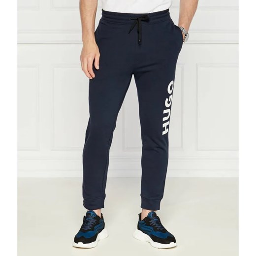 HUGO Spodnie dresowe Dutschi | Regular Fit ze sklepu Gomez Fashion Store w kategorii Spodnie męskie - zdjęcie 184947328