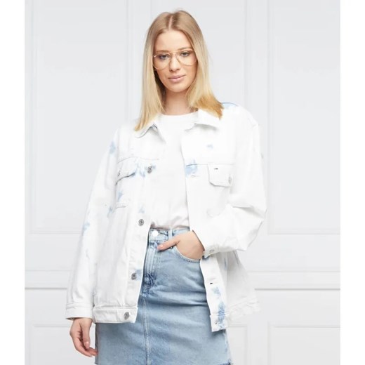 Tommy Jeans Kurtka jeansowa | Oversize fit ze sklepu Gomez Fashion Store w kategorii Kurtki damskie - zdjęcie 184947459