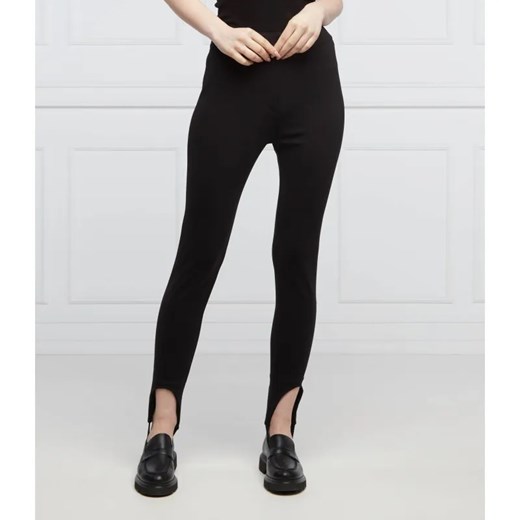 HUGO Spodnie Hereda | Slim Fit ze sklepu Gomez Fashion Store w kategorii Spodnie damskie - zdjęcie 184947486