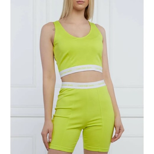 Calvin Klein Jeans Top | Slim Fit ze sklepu Gomez Fashion Store w kategorii Bluzki damskie - zdjęcie 184947517