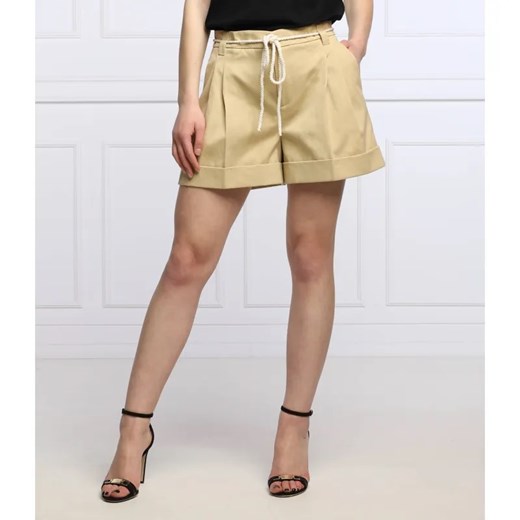 TWINSET Szorty | Relaxed fit | z dodatkiem lnu ze sklepu Gomez Fashion Store w kategorii Szorty - zdjęcie 184948175