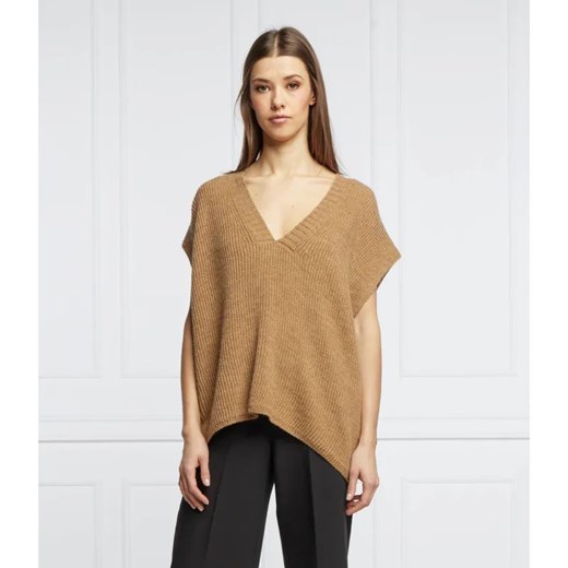 Liu Jo Kamizelka | Regular Fit | z dodatkiem wełny ze sklepu Gomez Fashion Store w kategorii Kamizelki damskie - zdjęcie 184948255