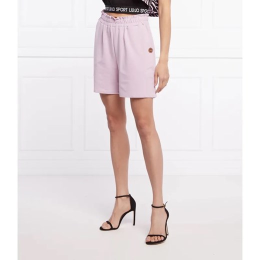 Liu Jo Rose Szorty | Regular Fit | high rise ze sklepu Gomez Fashion Store w kategorii Szorty - zdjęcie 184948345