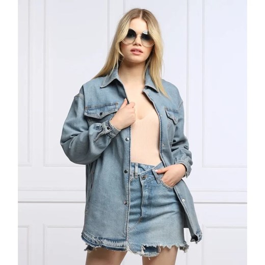Liu Jo Kurtka jeansowa | Longline Fit ze sklepu Gomez Fashion Store w kategorii Kurtki damskie - zdjęcie 184948358