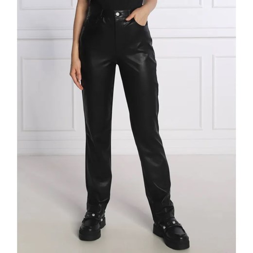 GUESS Spodnie CAROLINE | Straight fit ze sklepu Gomez Fashion Store w kategorii Spodnie damskie - zdjęcie 184948398