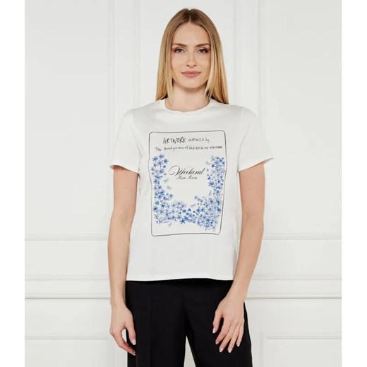 Weekend MaxMara T-shirt TEIERA | Regular Fit ze sklepu Gomez Fashion Store w kategorii Bluzki damskie - zdjęcie 184948589
