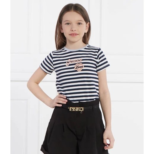 Guess T-shirt | Regular Fit ze sklepu Gomez Fashion Store w kategorii Bluzki dziewczęce - zdjęcie 184948625